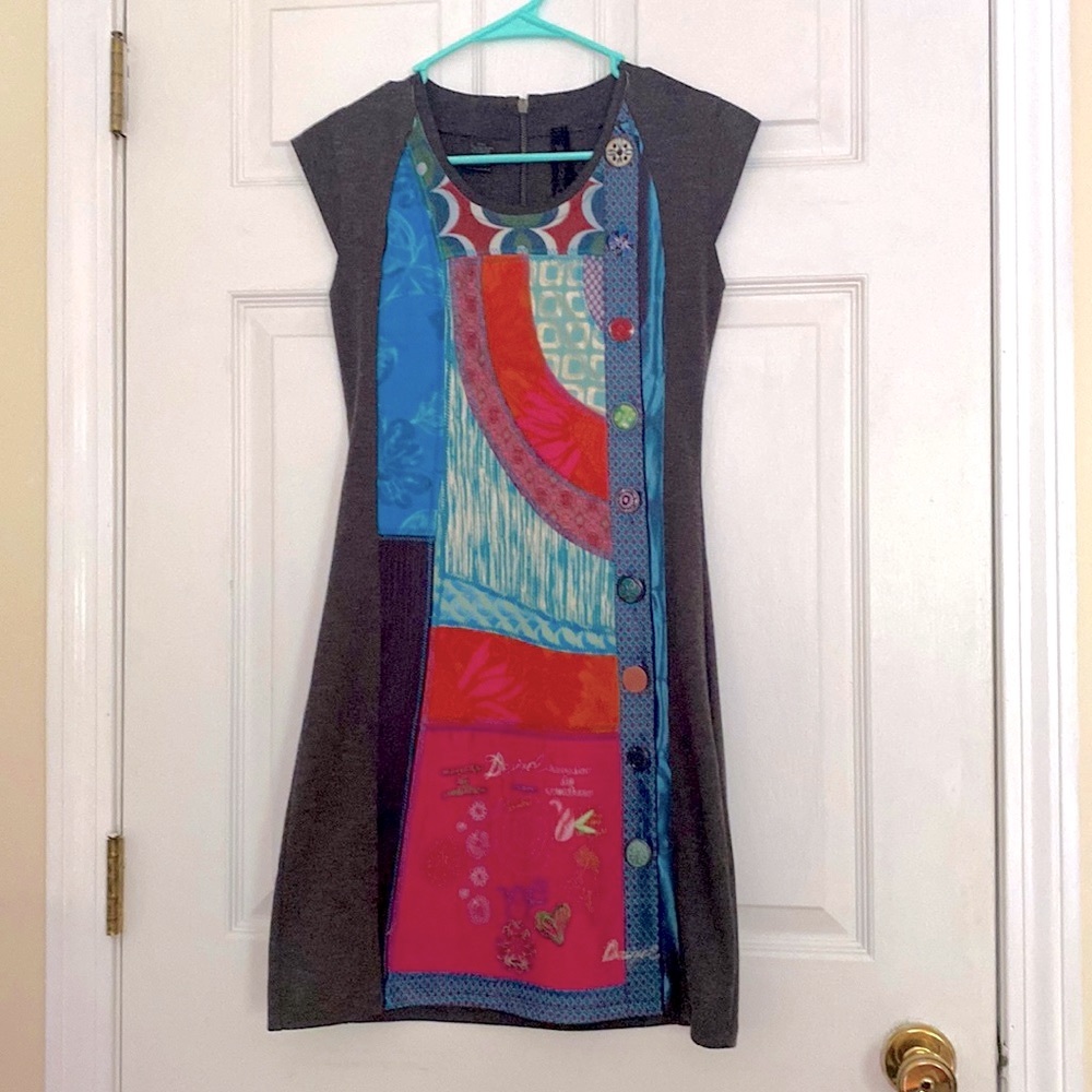 Desigual Mini Colorful Summer Dress